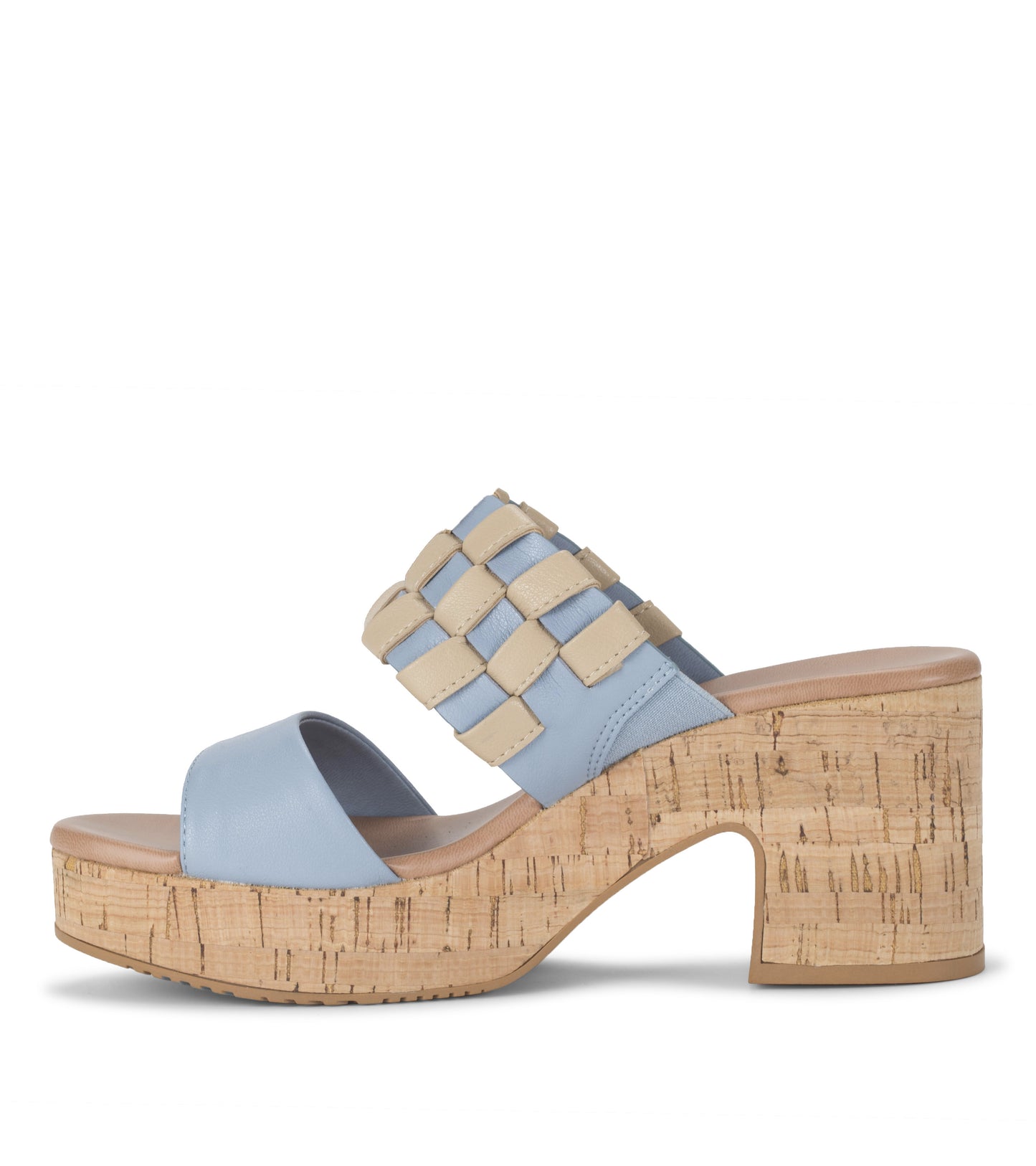 Mavis Block Heel Slide Sandal / Baretraps