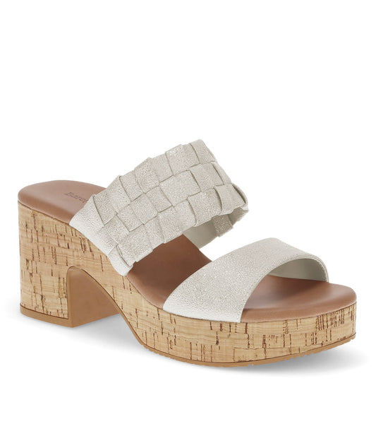Mavis Block Heel Slide Sandal / Baretraps