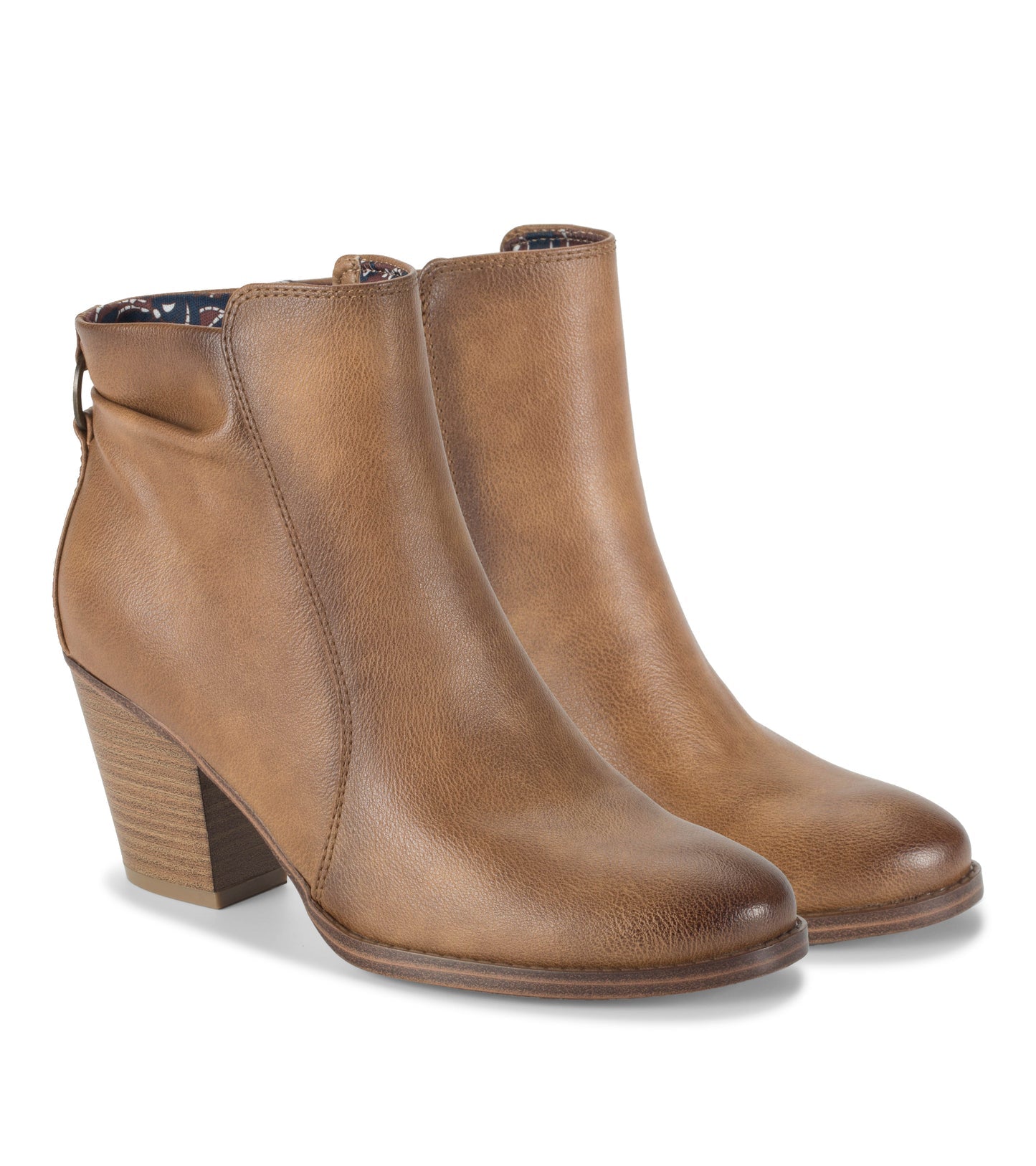 Crystal Block Heel Bootie / Baretraps