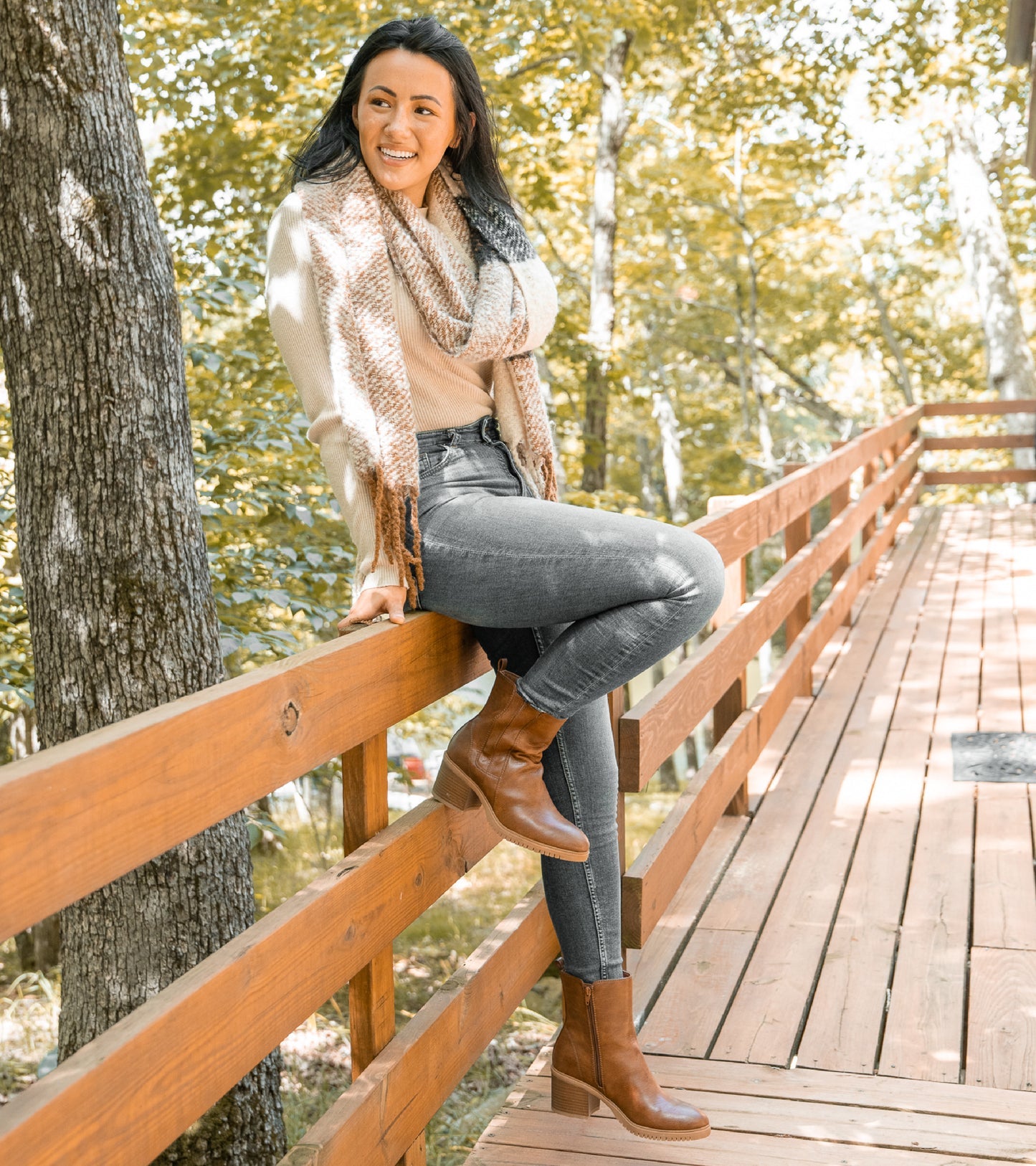 Feeney Block Heel Boot / Baretraps