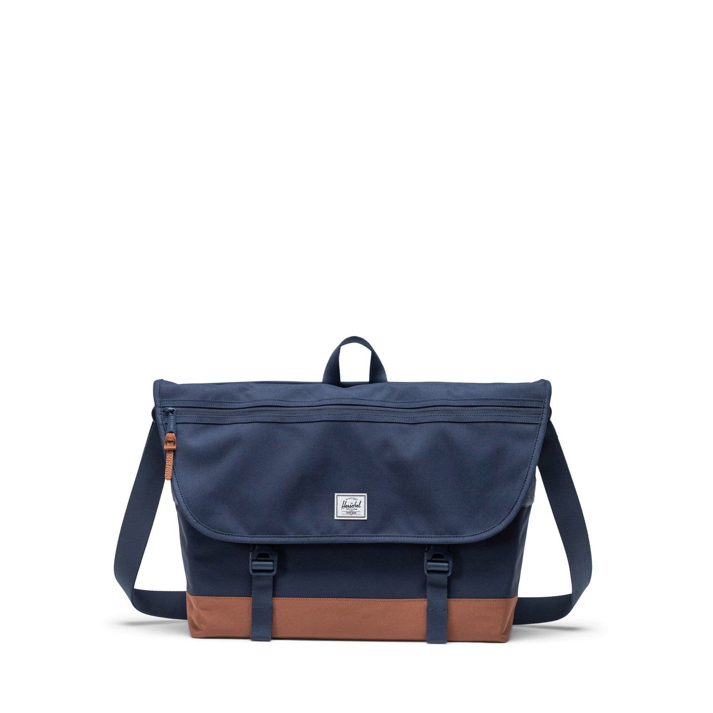 Navy/Saddle brown