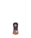 Navy/Saddle brown